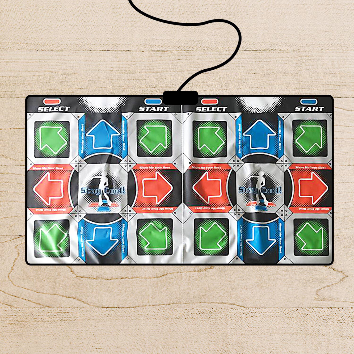 Dansmatta för 2 spelare – 80-talskänsla direkt in i vardagsrummet