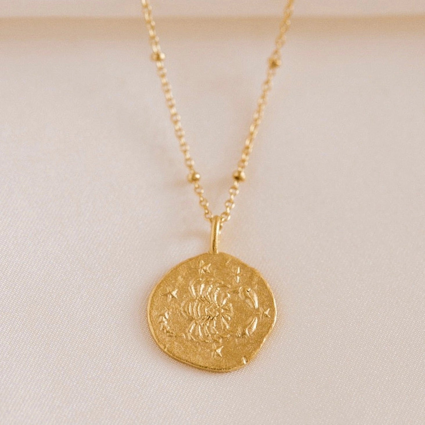 Zodiac Necklace | 24k Gold | Agape Studio Jewelry