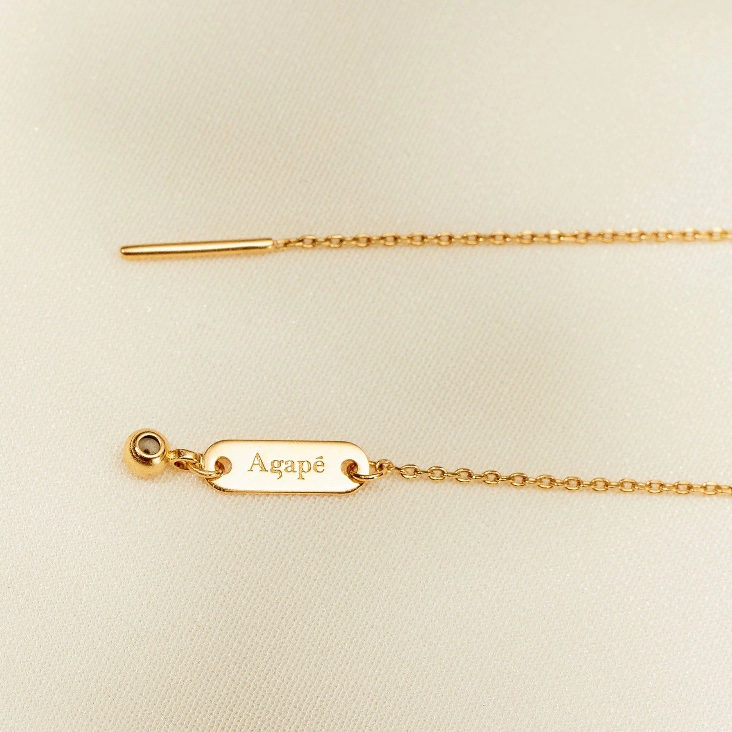 Necklace for Charms, 18k gold | Agape Studio Jewelry
