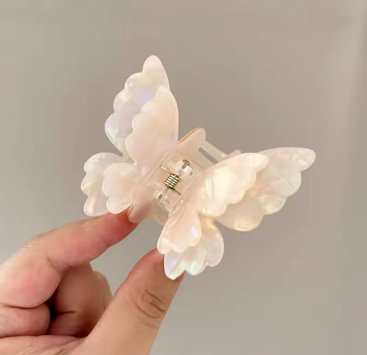 Fjäril | Skimrande Hårklämma