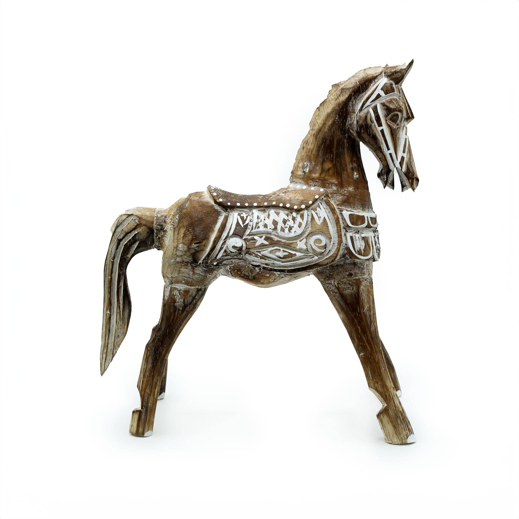 Antikes Bali-Pferd | Mittel 25cm