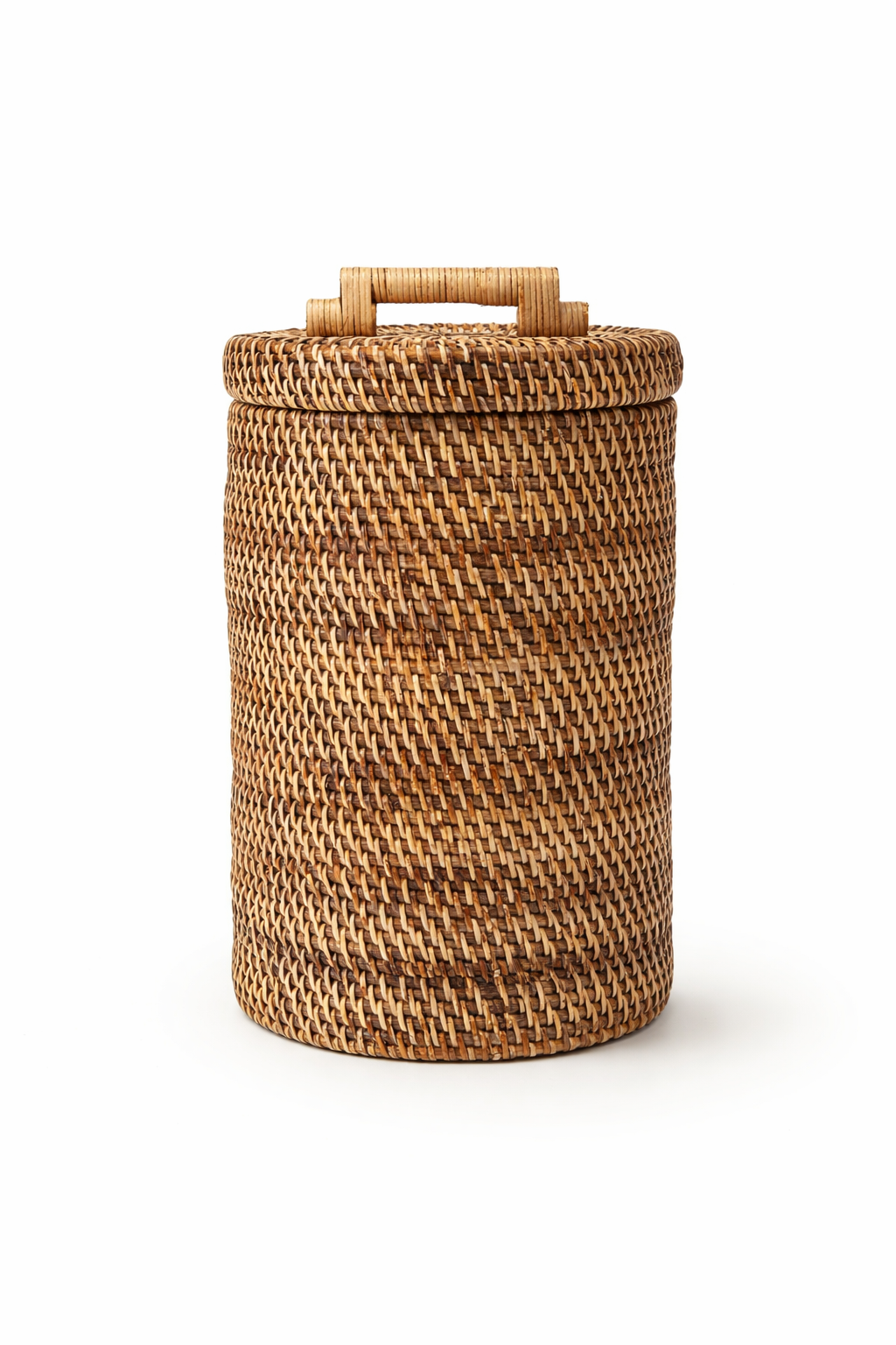 The Rattan Bin High - Natural Brown
