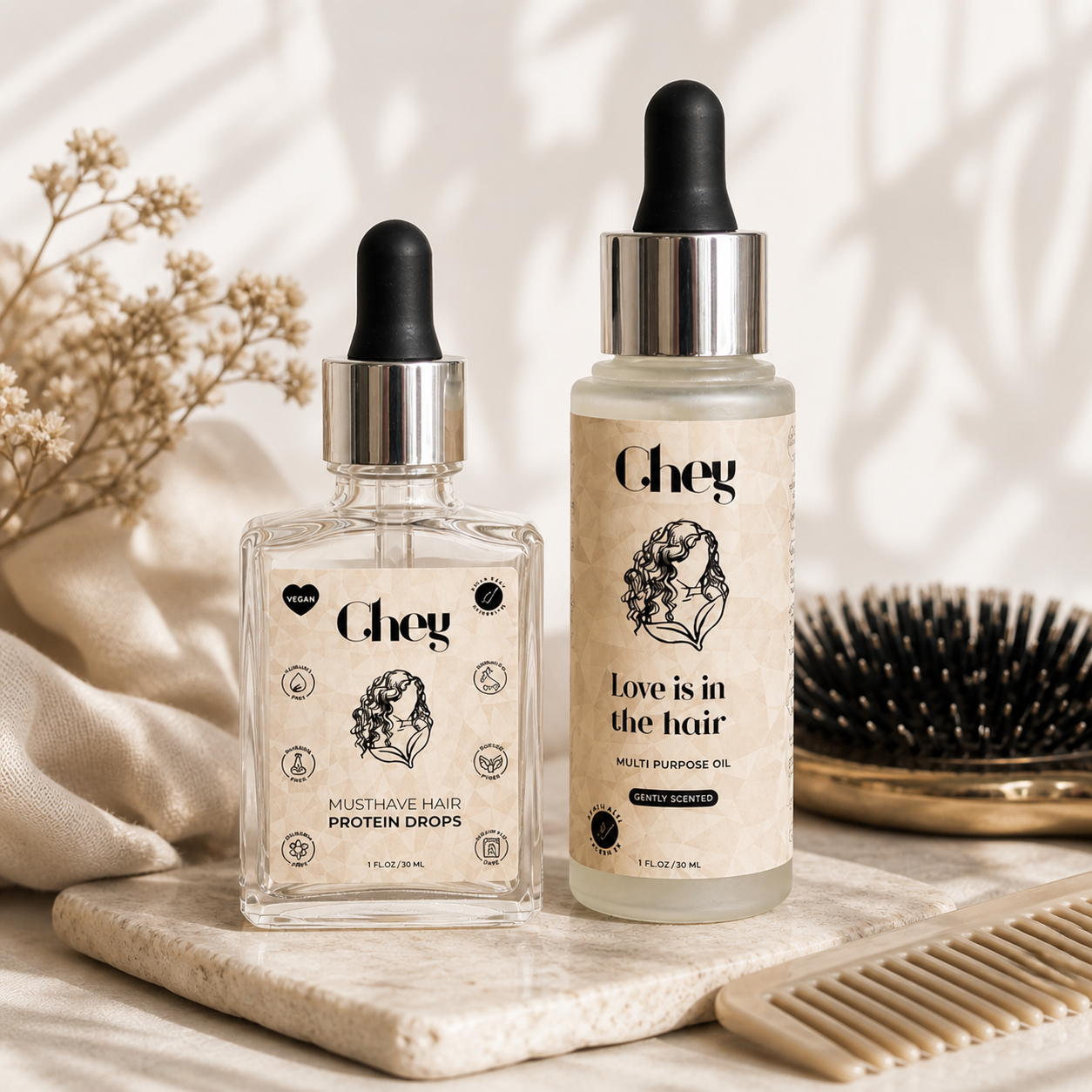 Defined Waves Duo – Protein & Lightweight Oil Kit