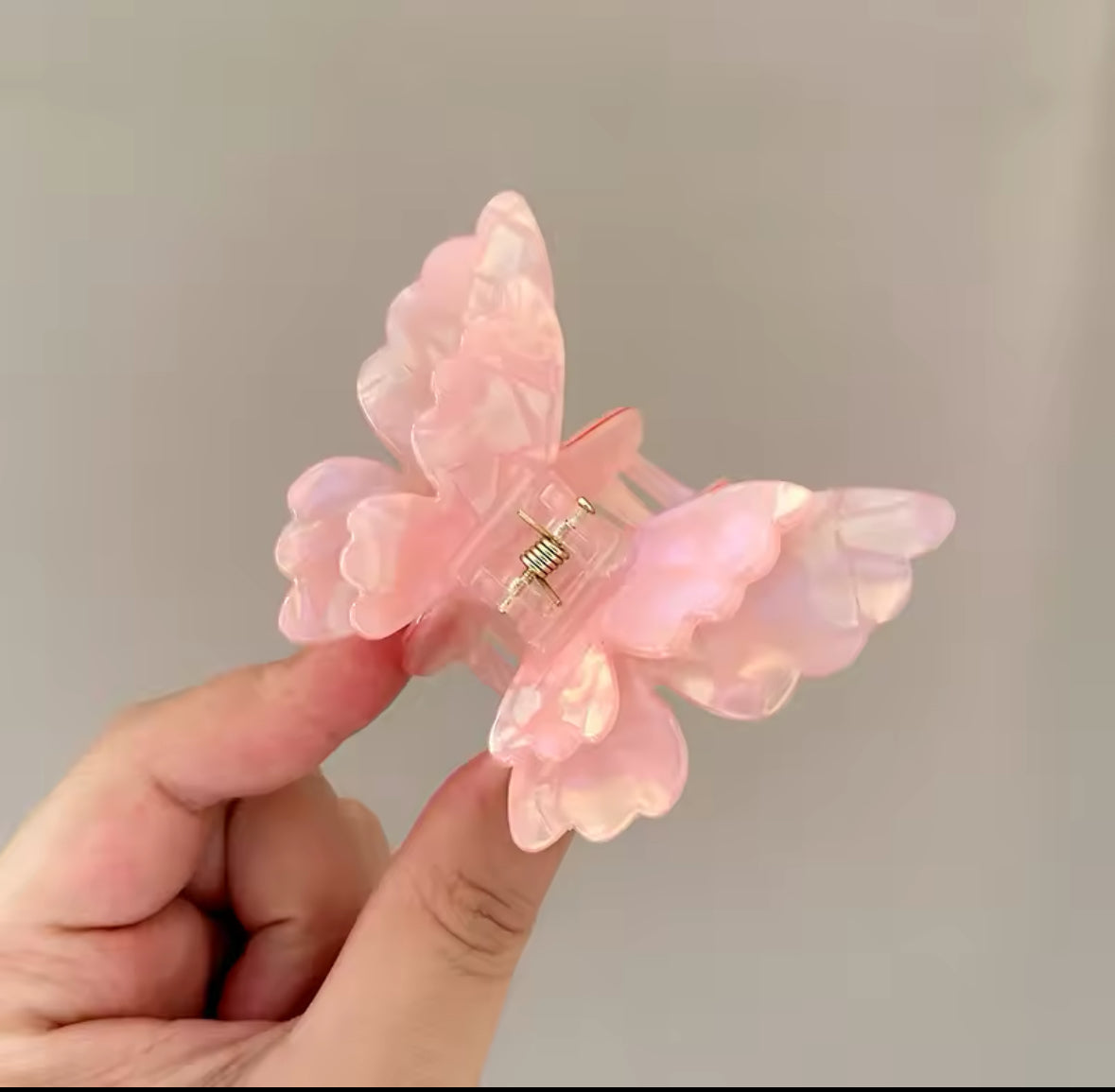 Fjäril | Skimrande Hårklämma