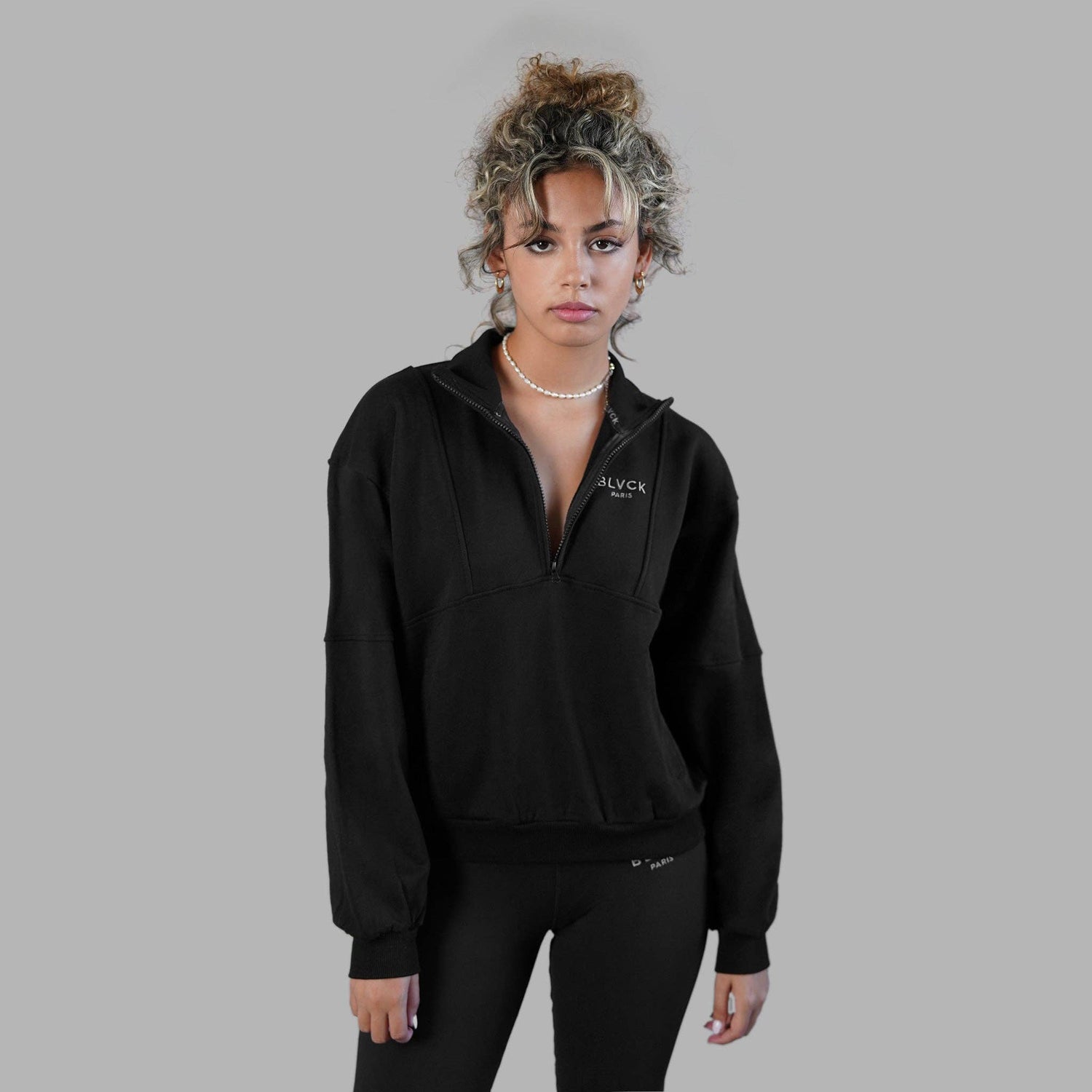 Blvck Halv Zip Sweater