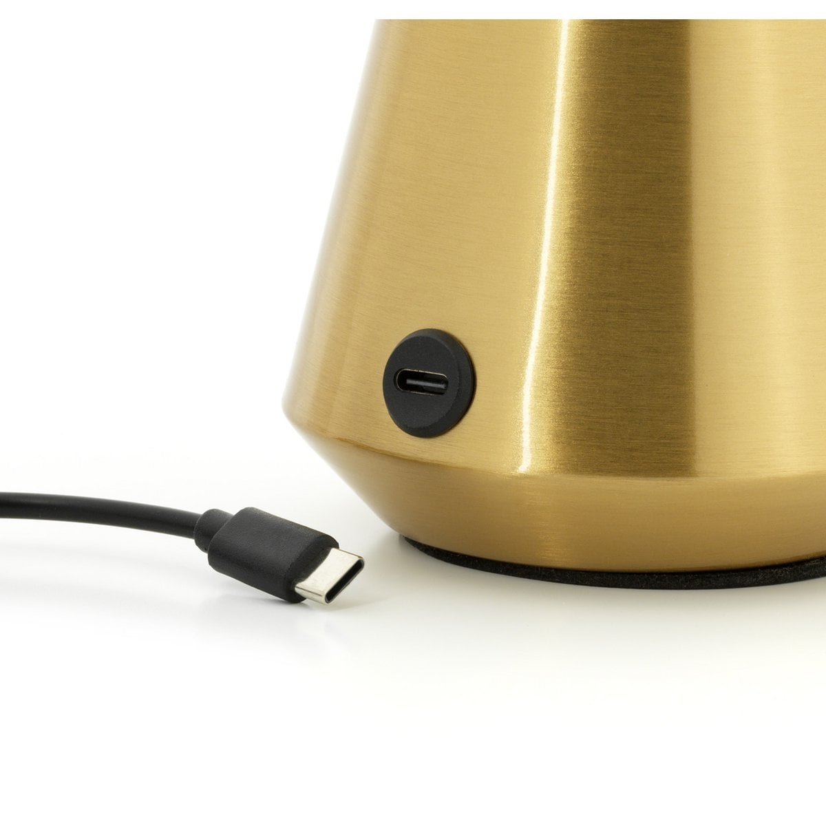 Lampe de table LED Chandelette en laiton – dimmable et rechargeable