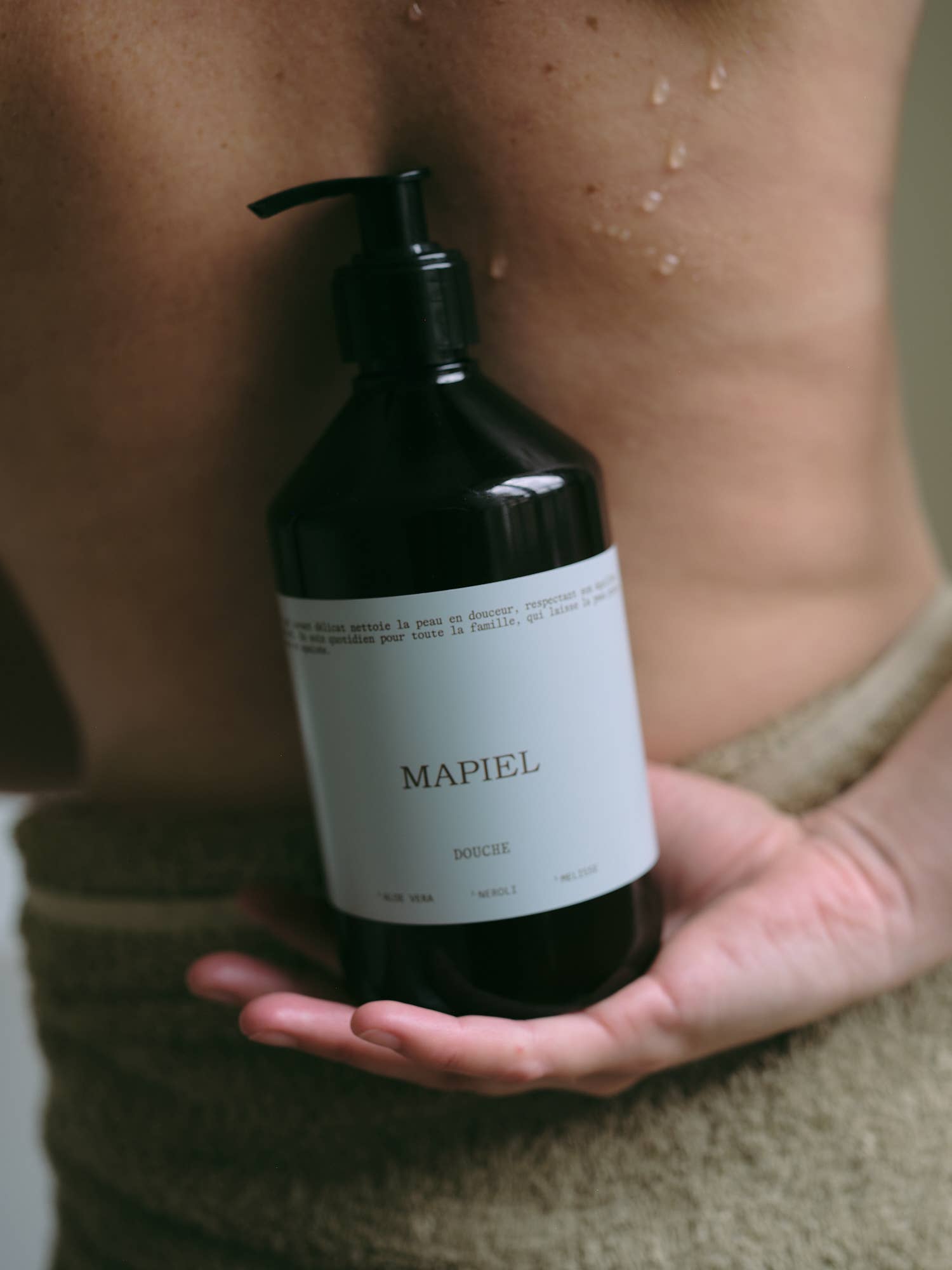 MAPIEL Douche | 100 % natürliches Duschgel mit Aloe Vera & Blütenwasser – 500 ml
