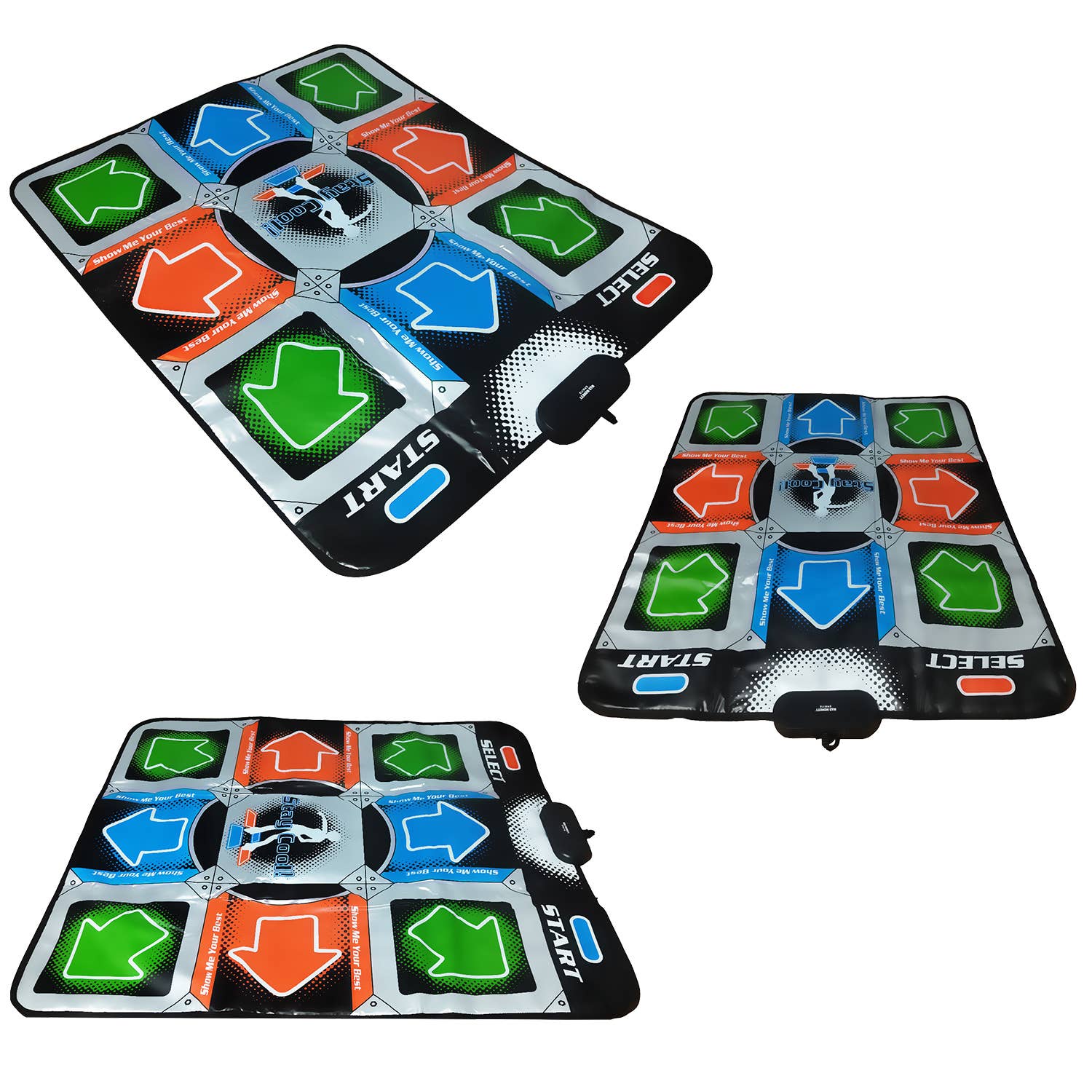 Dansmatta i retrostil – för TV (AV-anslutning)