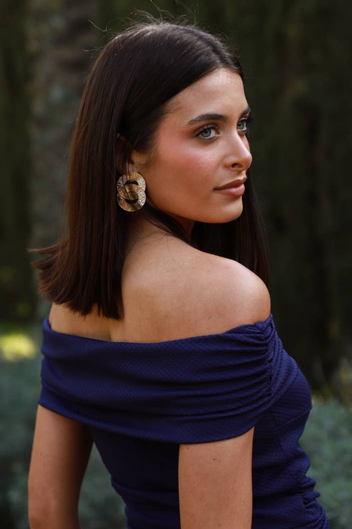 Toledo | Schulterfreies Kleid