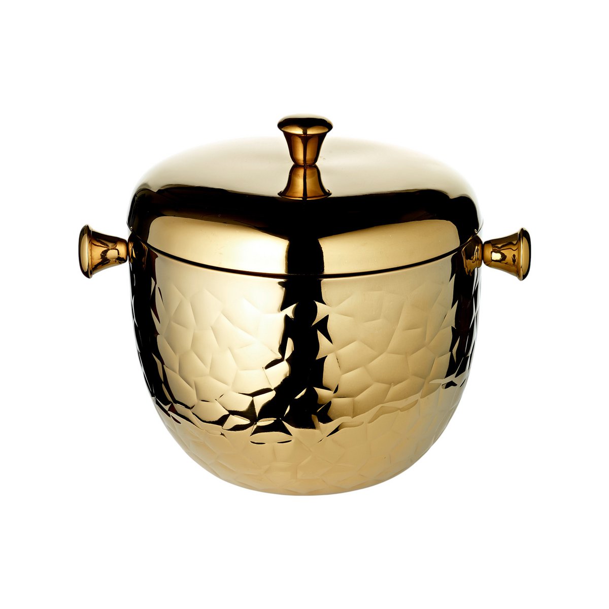 Rico Ice Bucket Gold – Lyxig Ishink i Rostfritt Stål (21 cm)