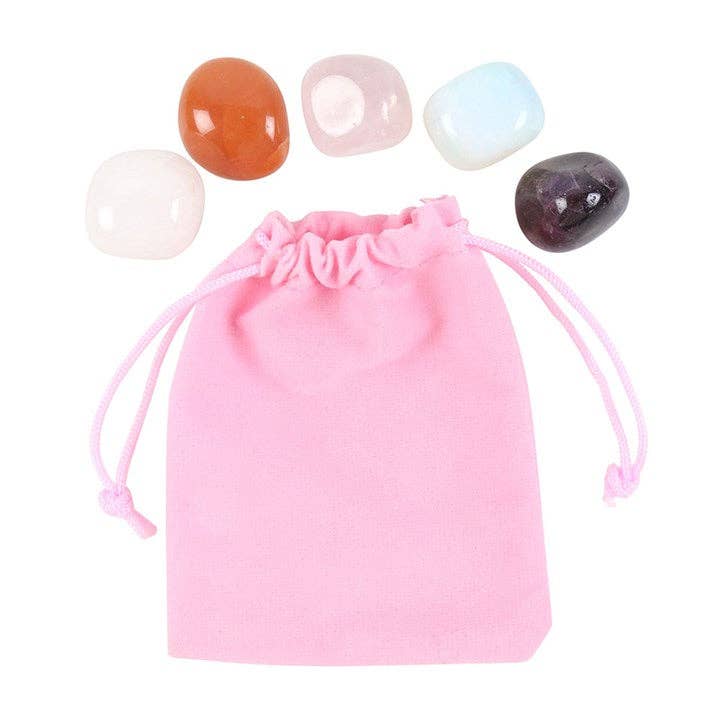 Kristallset – Gudomlig Feminin Energi | 5 stenar