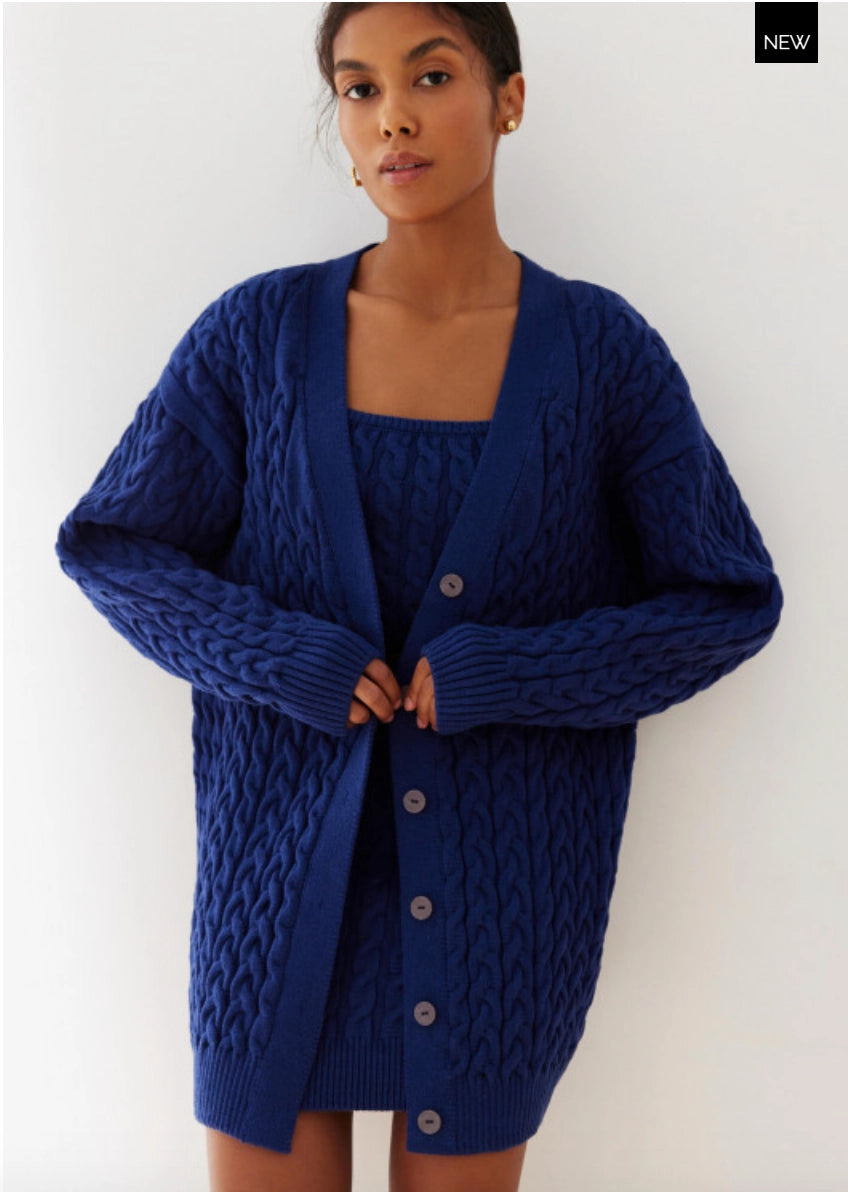 Gilet oversize tricoté Nenya