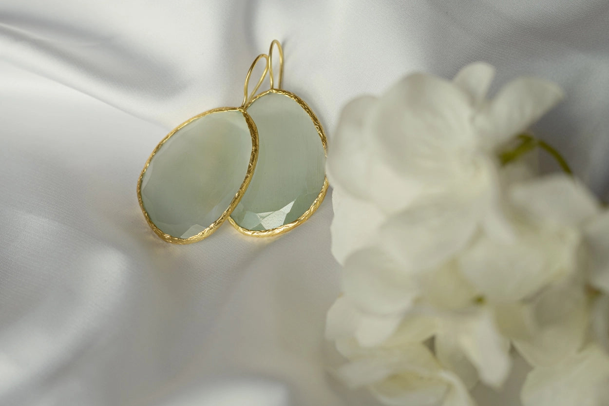 Petra Earrings Mint, Emmy Boo