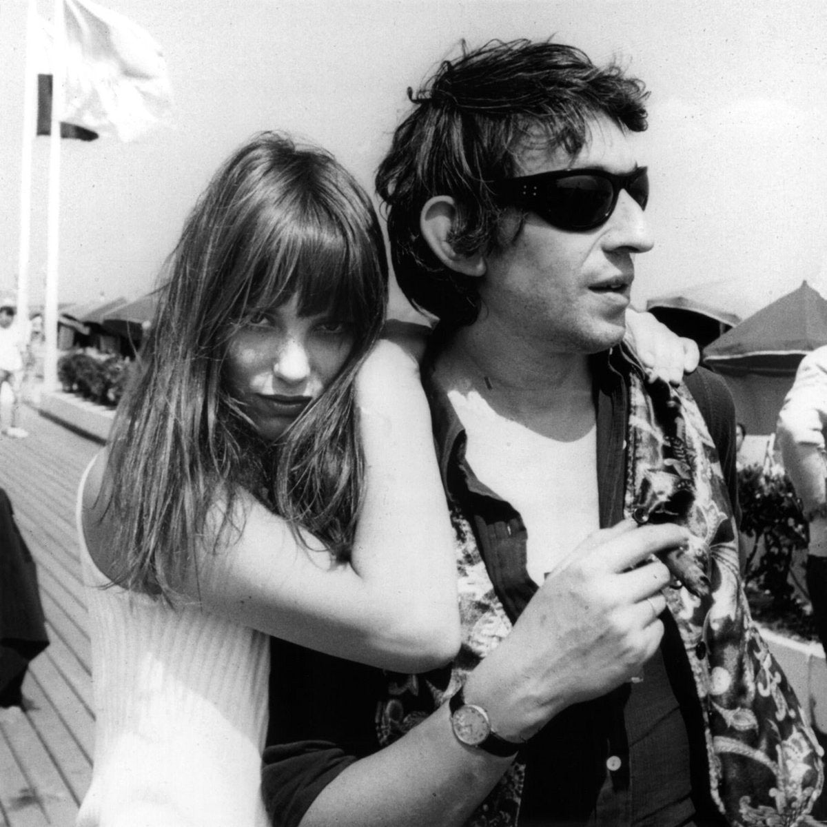 Acrylic glass picture - Jane Birkin & Serge Gainsbourg