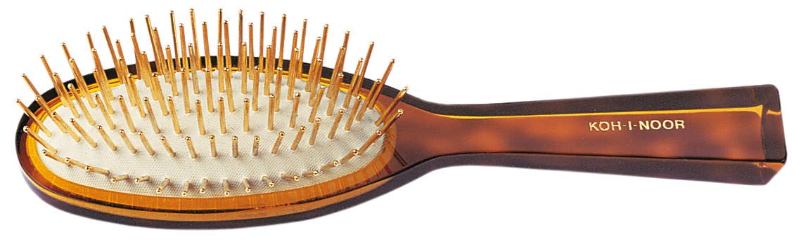 LUXURY | Handgjort Exklusiv hårborste med gyllene toppar