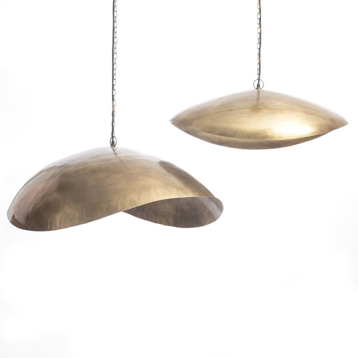Fortune Cookie – Pendelleuchte aus Messing (Groß)