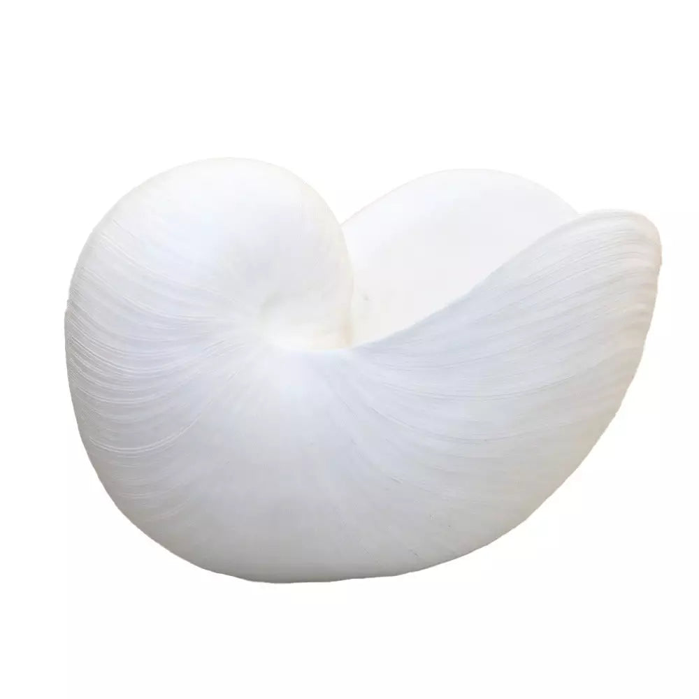 Sculpture escargot, blanche (29x16,5x20,5 cm)