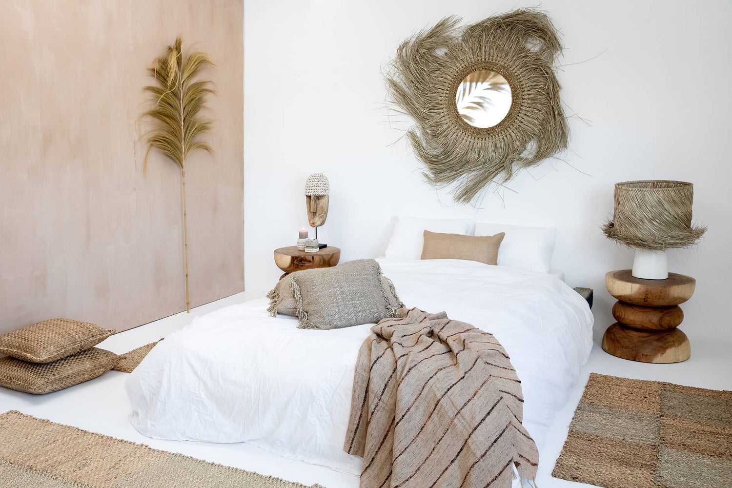 Bali Bordslampa - Vit Natural