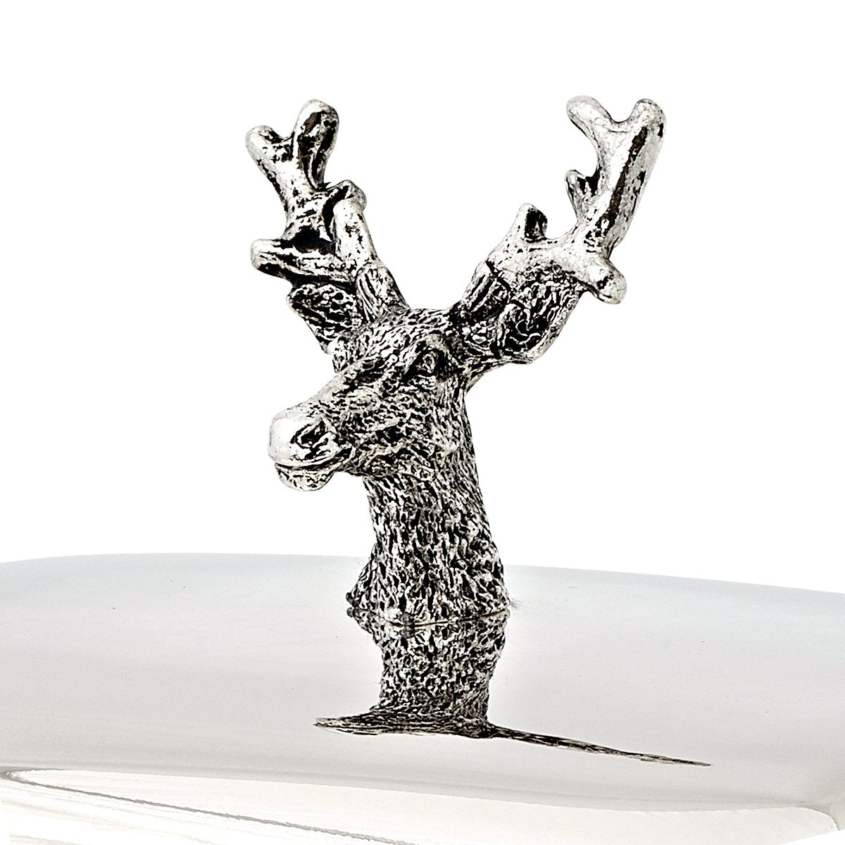 Beurrier avec couvercle et couteau à beurre – Motif cerf | EDZARD