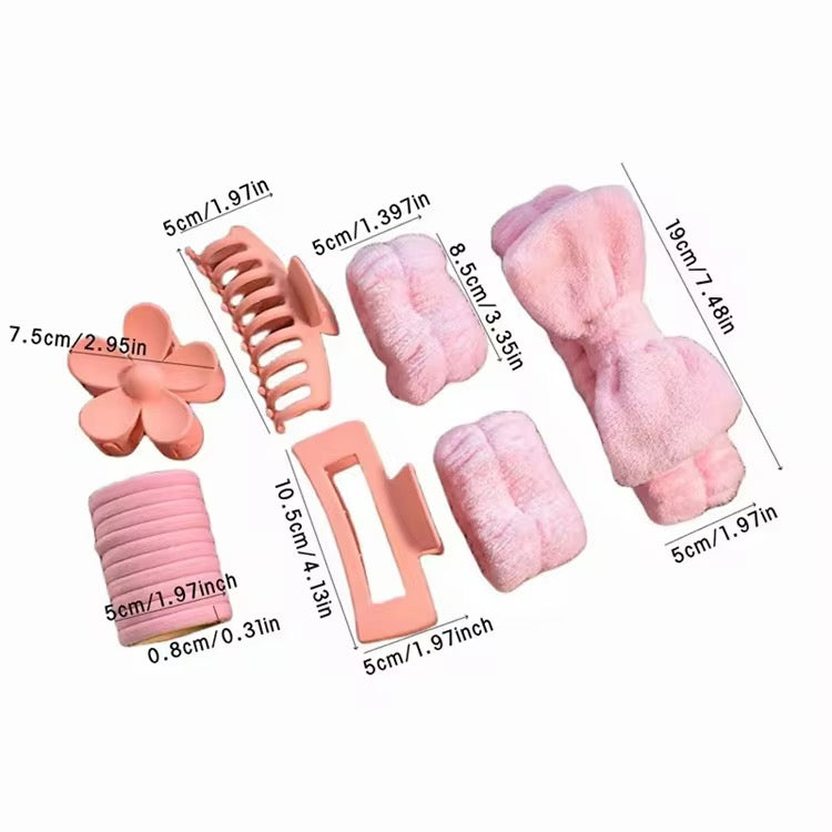Luxuriöses 16-teiliges Spa- & Haarschmuck-Set – das perfekte Weihnachtsgeschenk