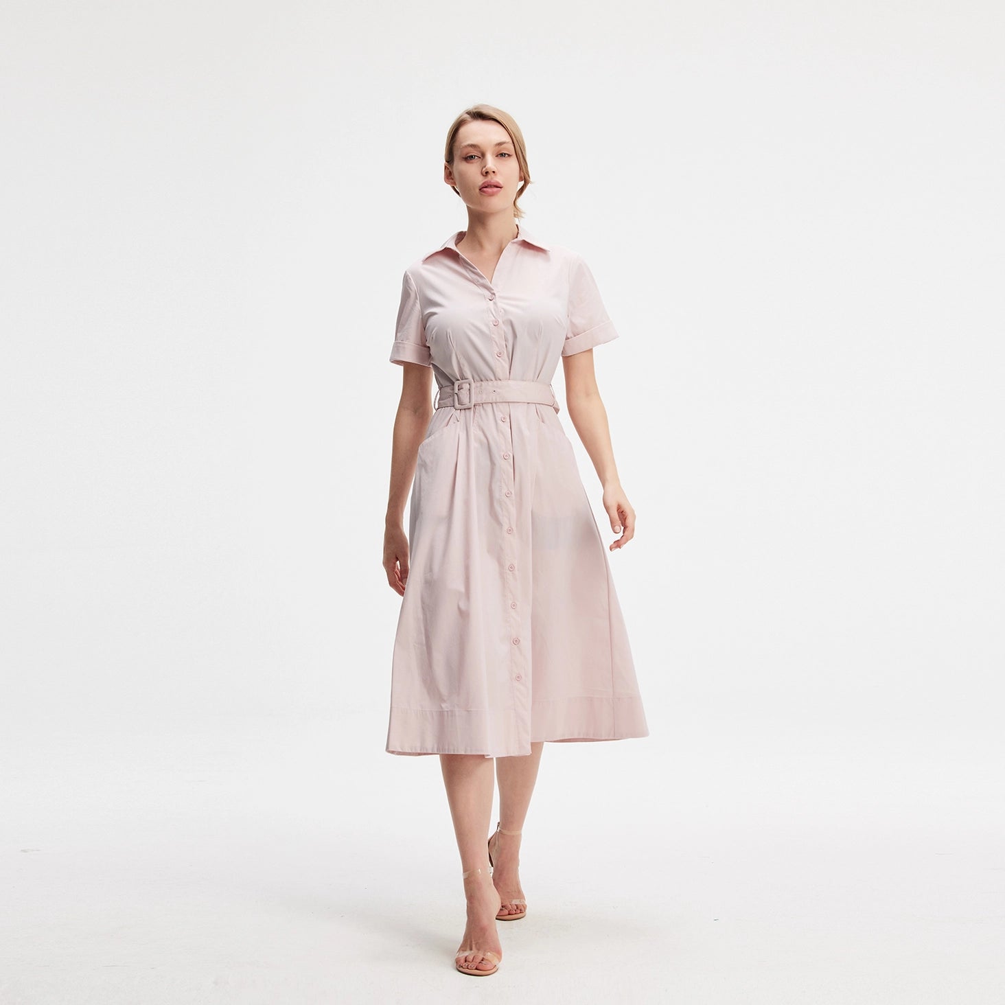 Ausgestelltes Hemdblusenkleid von Smart&Joy