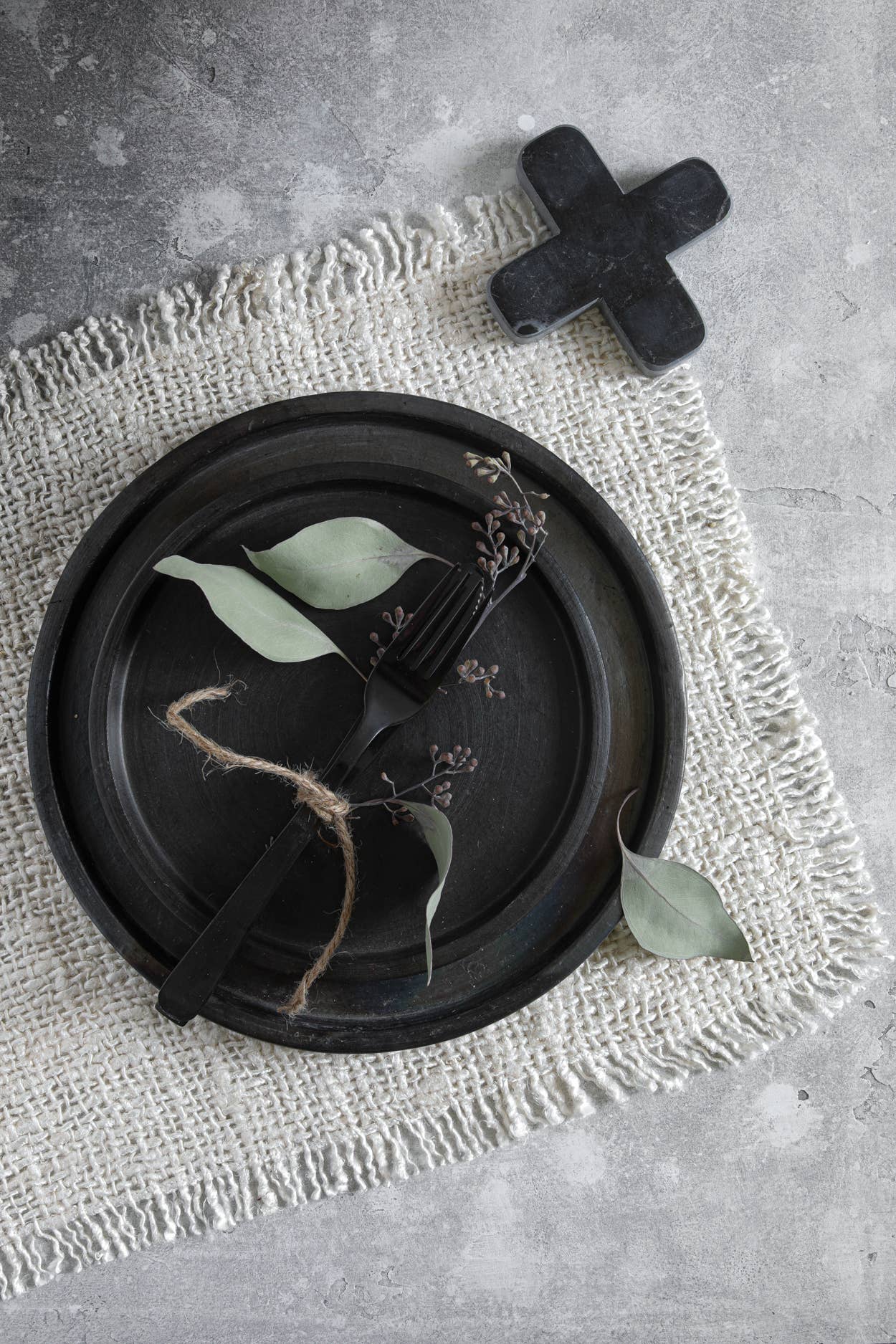 Le set de 4 sets de table Oh My Gee – Crème