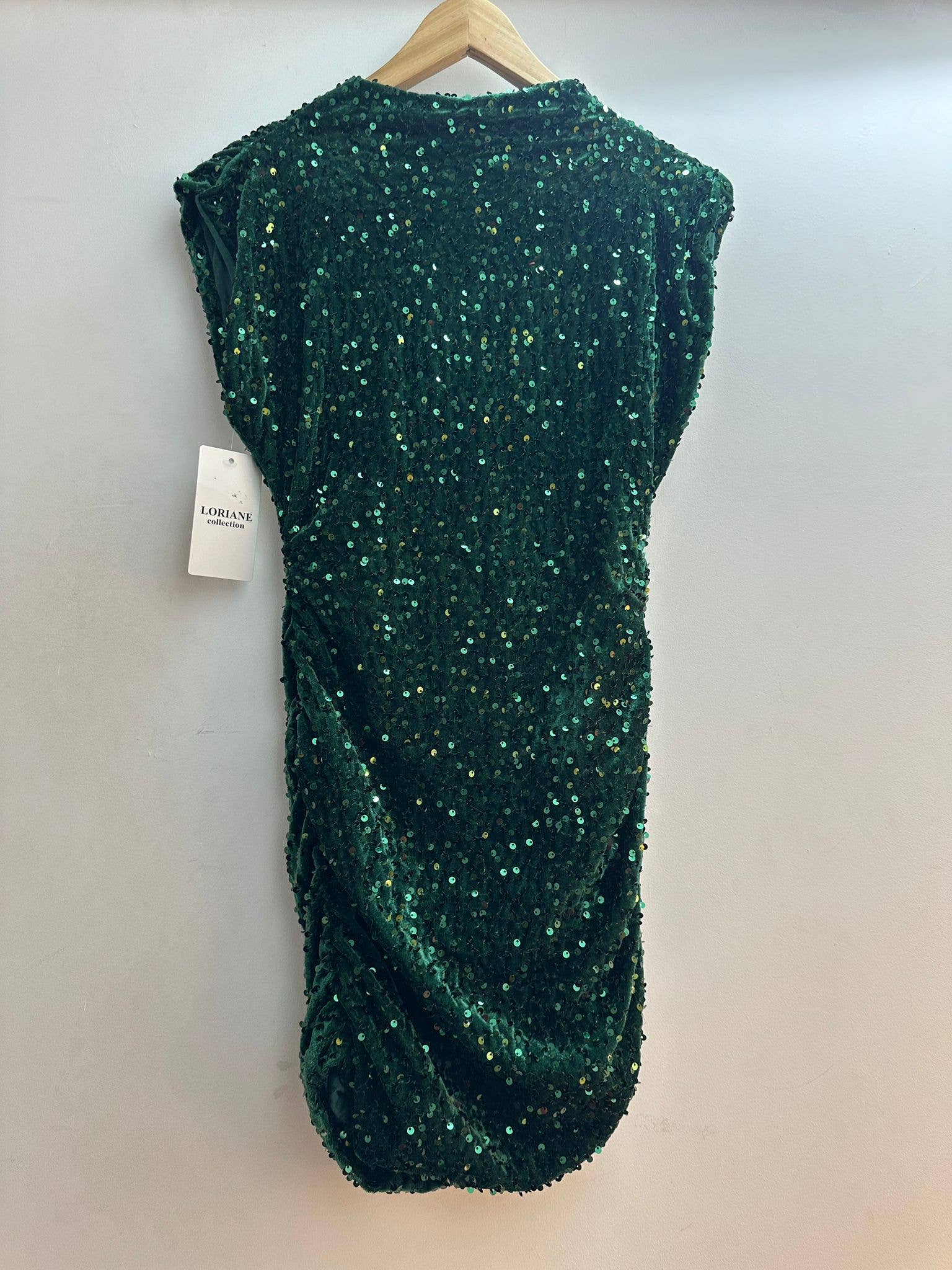 Paillettenkleid aus Samt