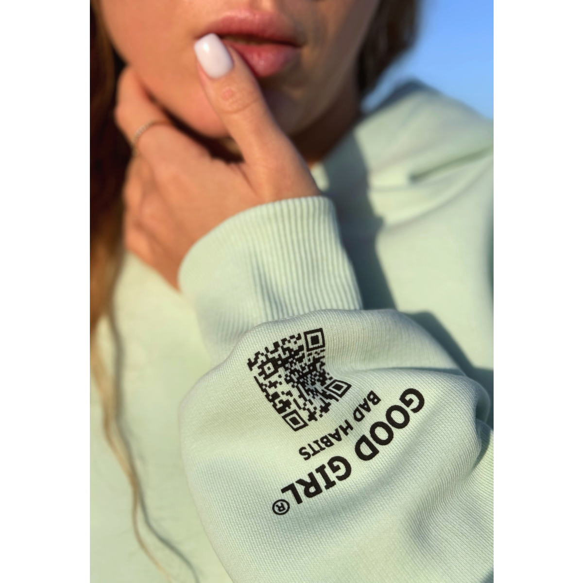 GGBH Zip Hoodie – Light Pink • Beige • Black • Mint