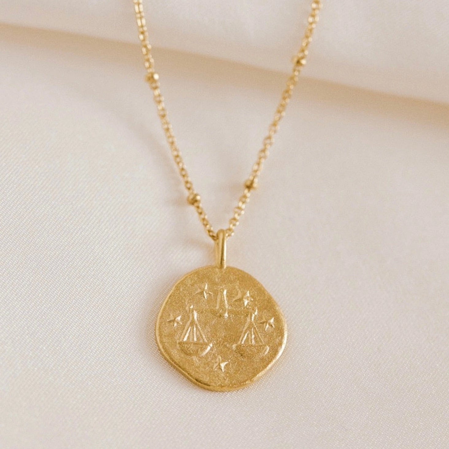 Zodiac Necklace | 24k Gold | Agape Studio Jewelry