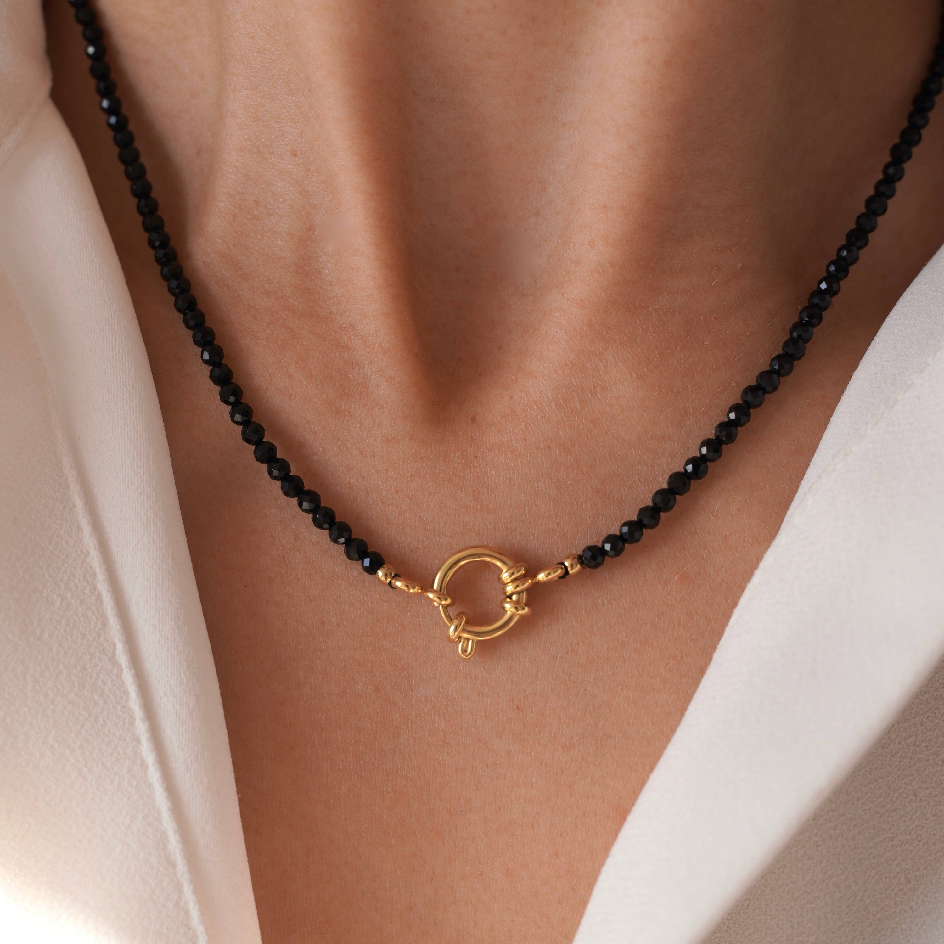 Halskette | Schwarzer Onyx