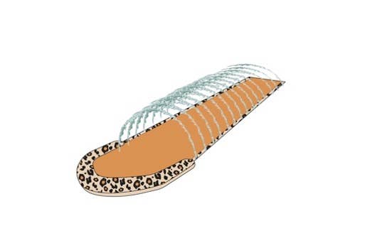 Wasserrutsche mit Leopardenmuster, Swim Essentials