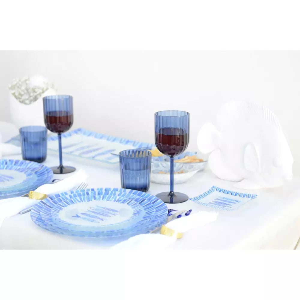 Fiskskulptur, vit (29x12x23 cm)