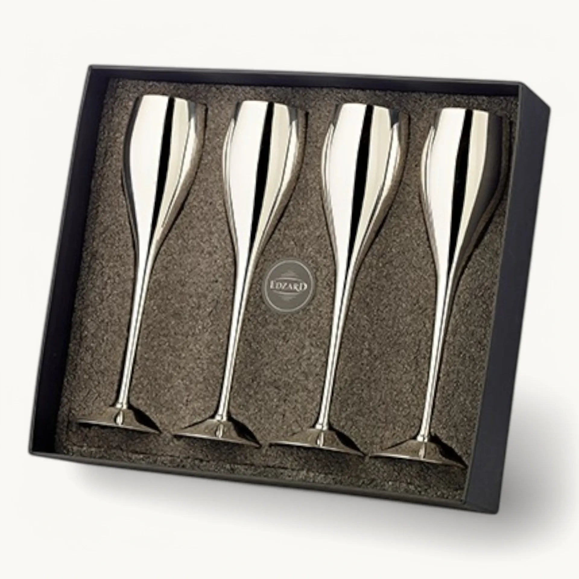 Dodo | Silverpläterade Champagneglas