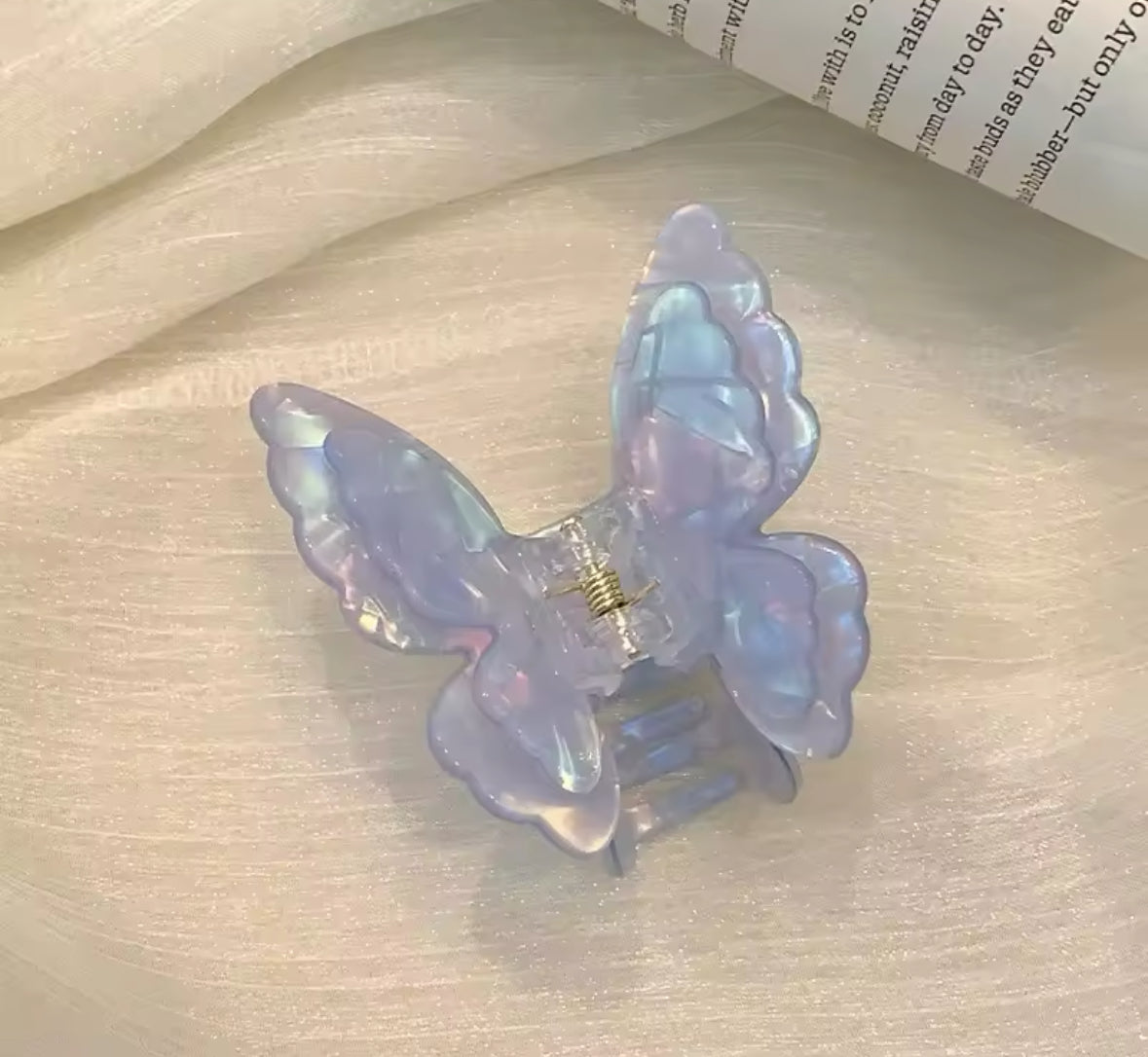 Fjäril | Skimrande Hårklämma