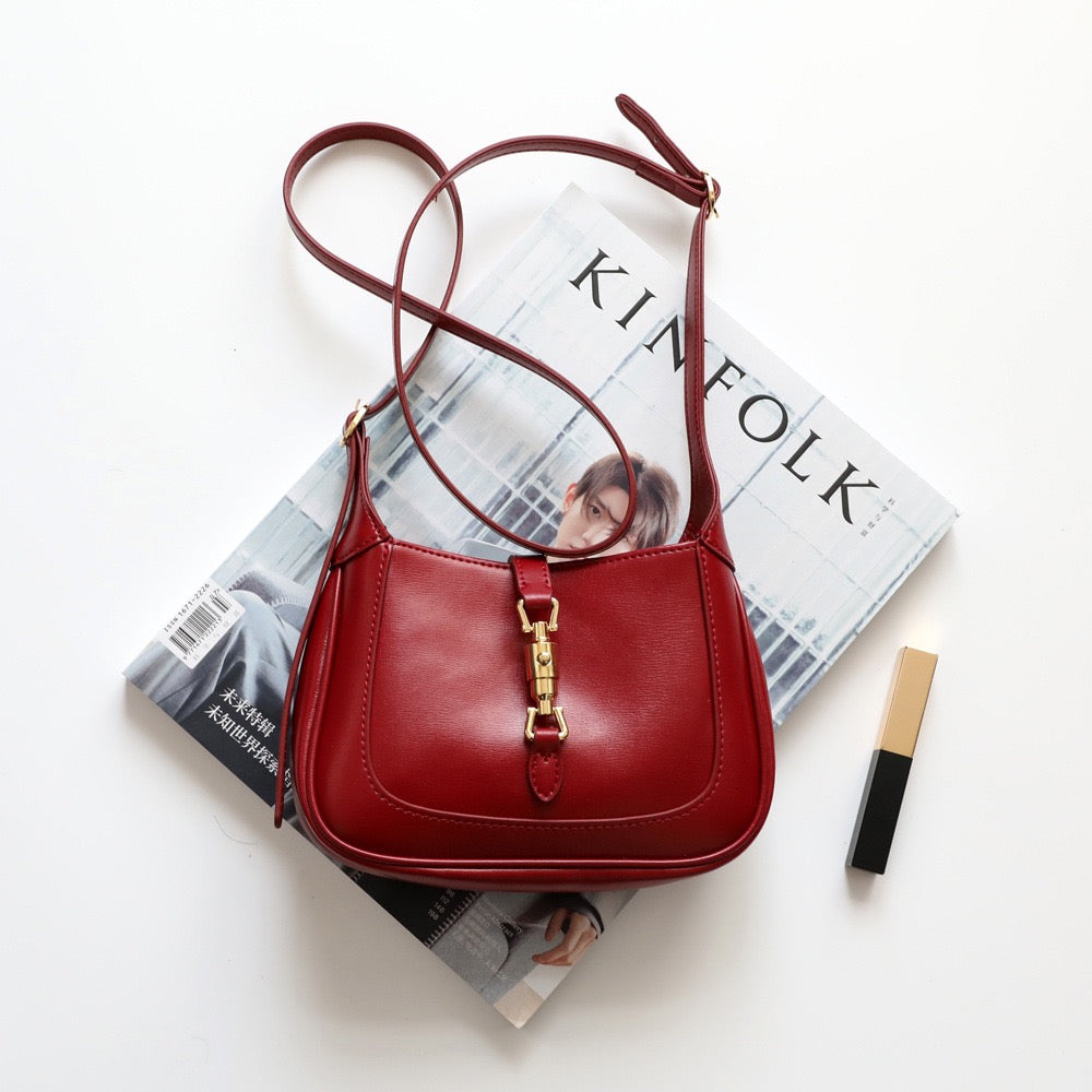 Satteltasche aus echtem Leder im Vintage-Stil