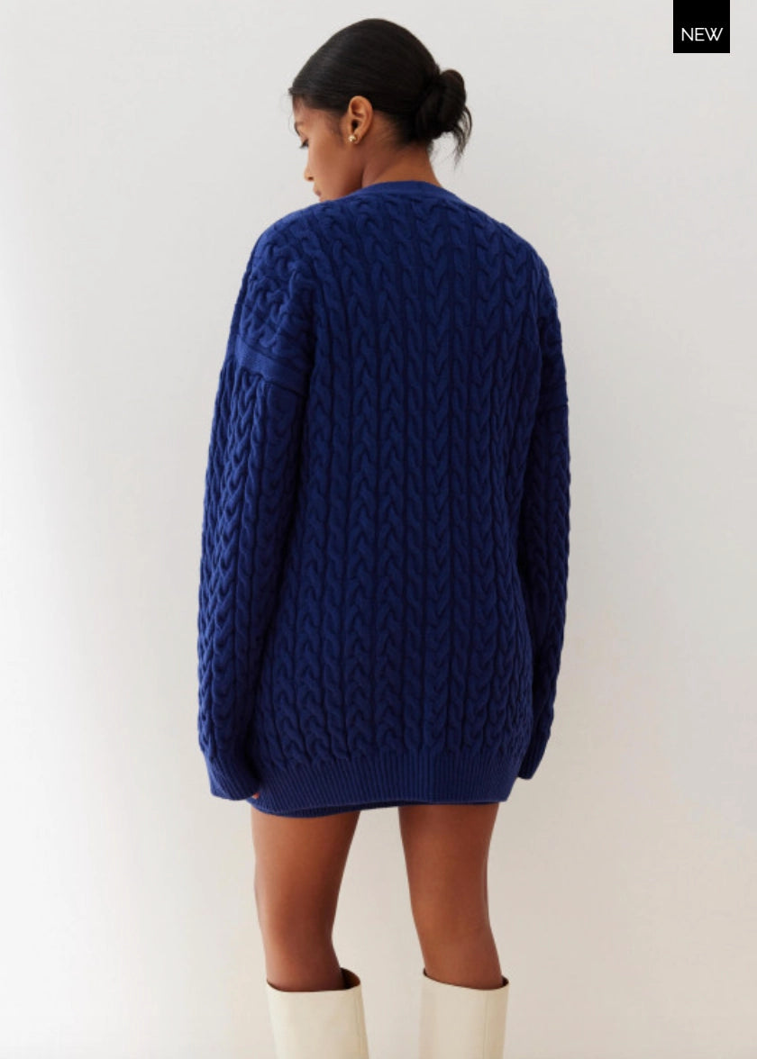 Gilet oversize tricoté Nenya