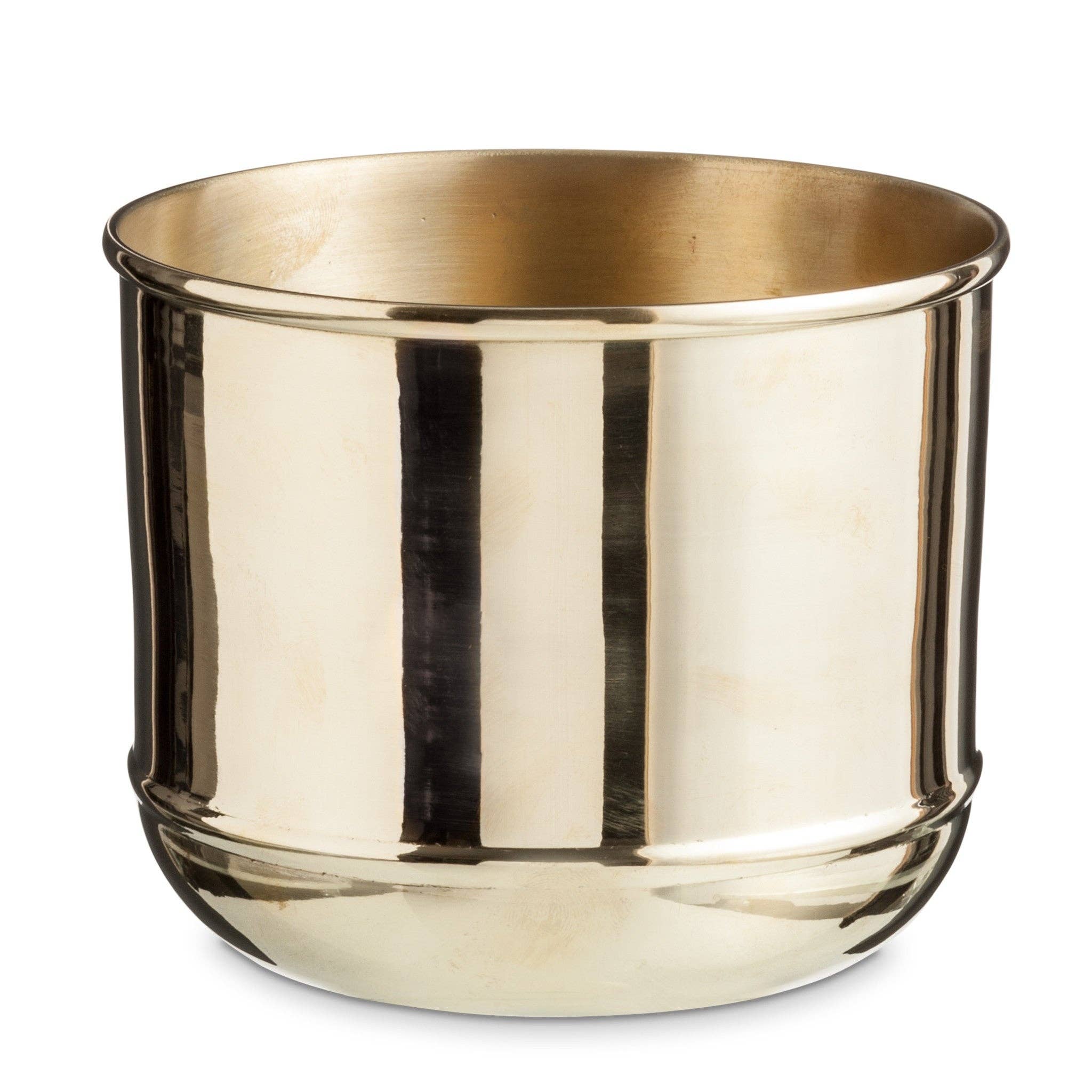 Genuine Brass Plant Pot – Polished Brass