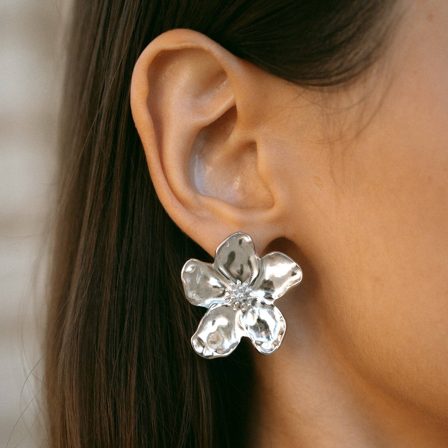 Ibiscus Blomörhängen