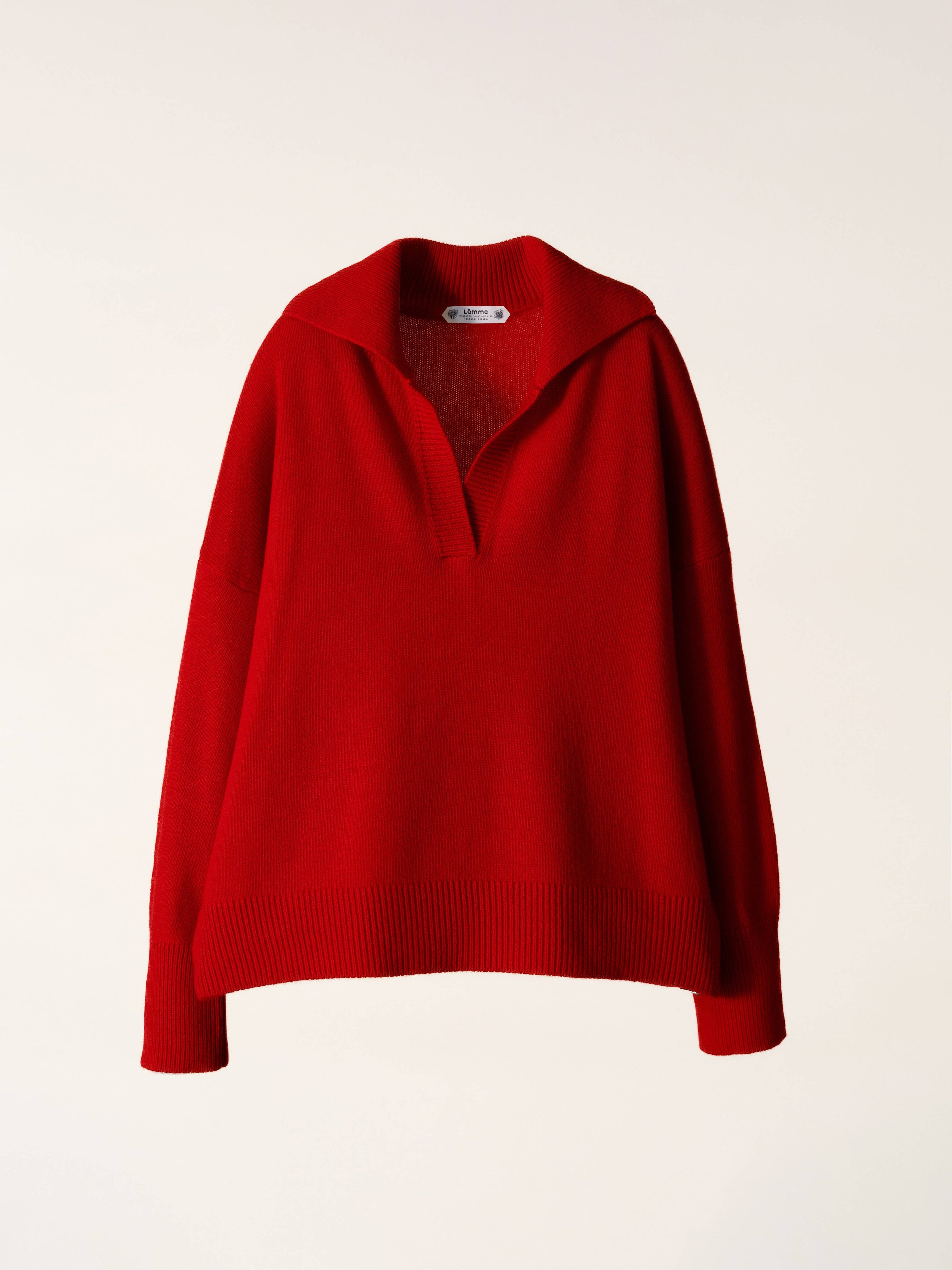 Wool & Cashmere Polo Sweater