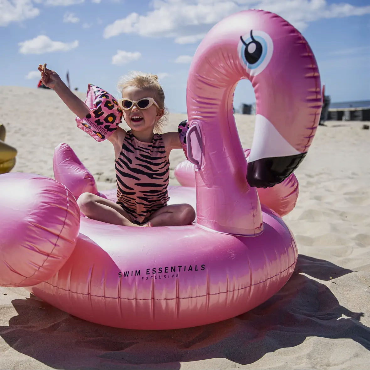 Badesitz XXL – Flamingo, Swim Essentials