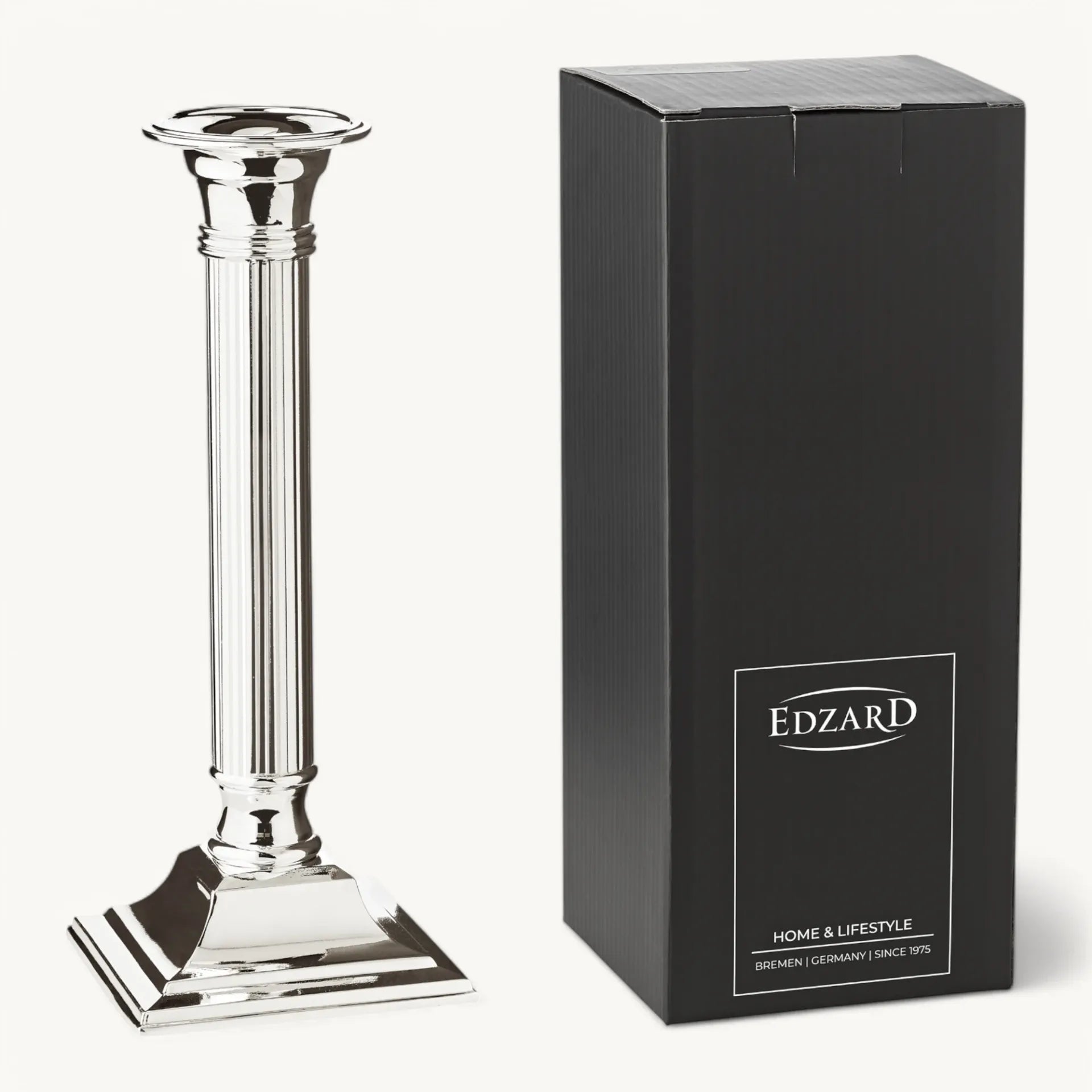 Lincoln Ljusstake – Silverfinish (flera höjder)