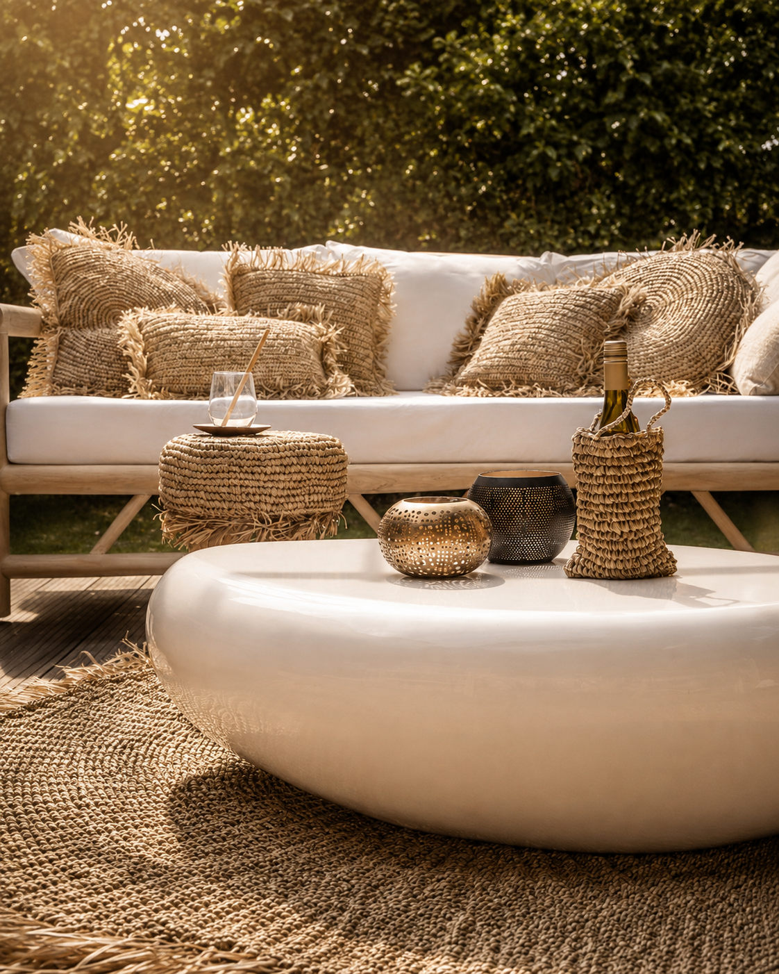 The Pierced Ball Black Gold – Ljuslykta i mässing | Bazar Bizar