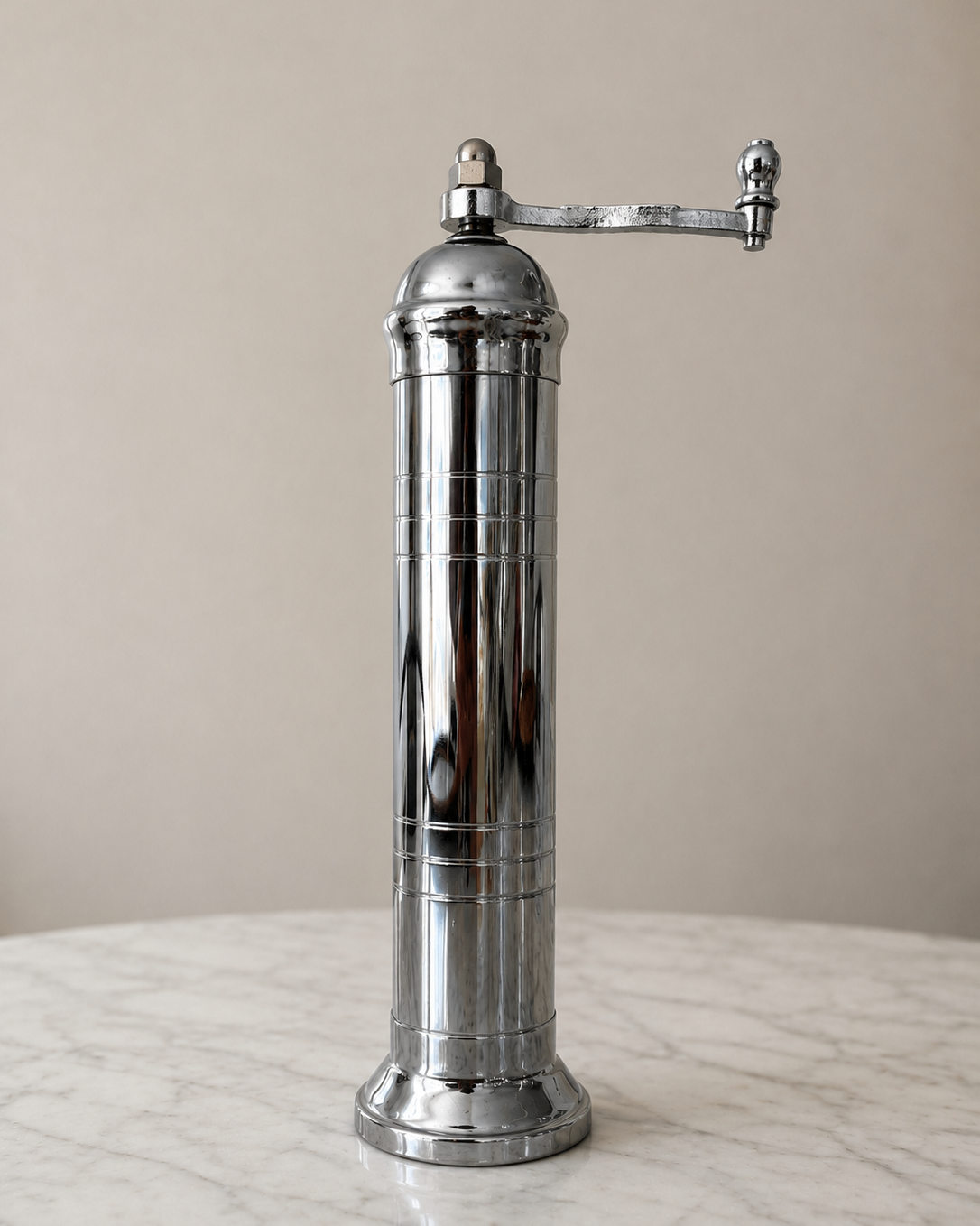 Chrome Mill - Moulin à sel poli 9", Alexander Handcrafted Mills