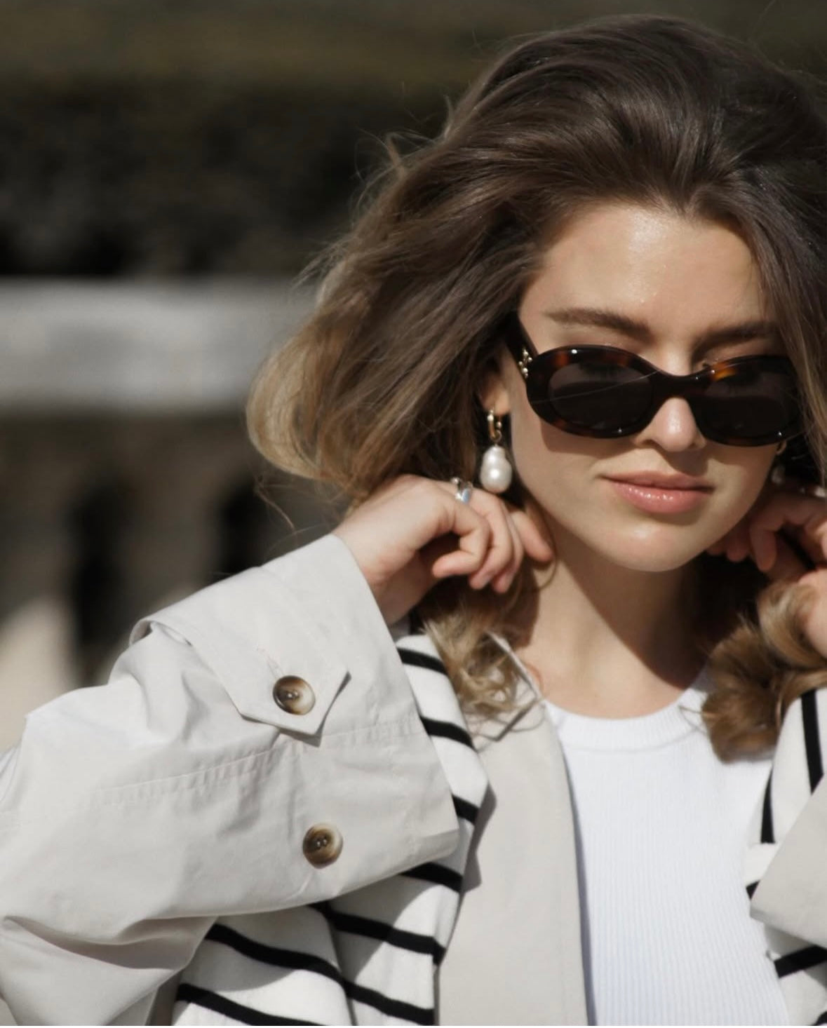 Chloé Pearl Earrings | Barockpärlor | Guldpläterat 925 silver