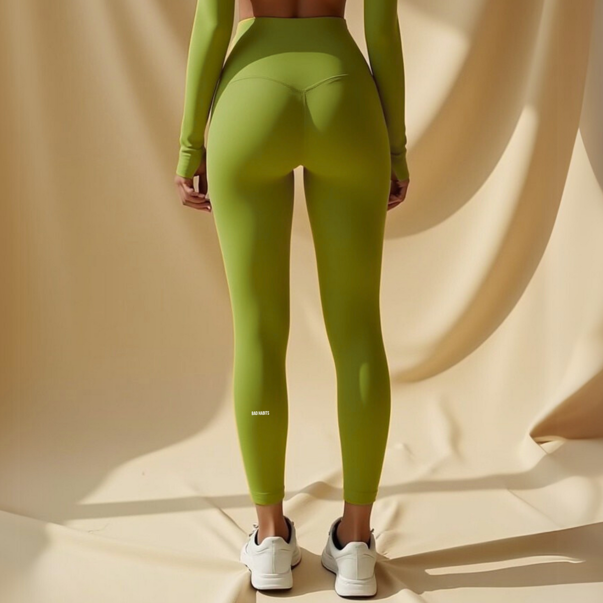 Leggings "BAD HABITS" Green