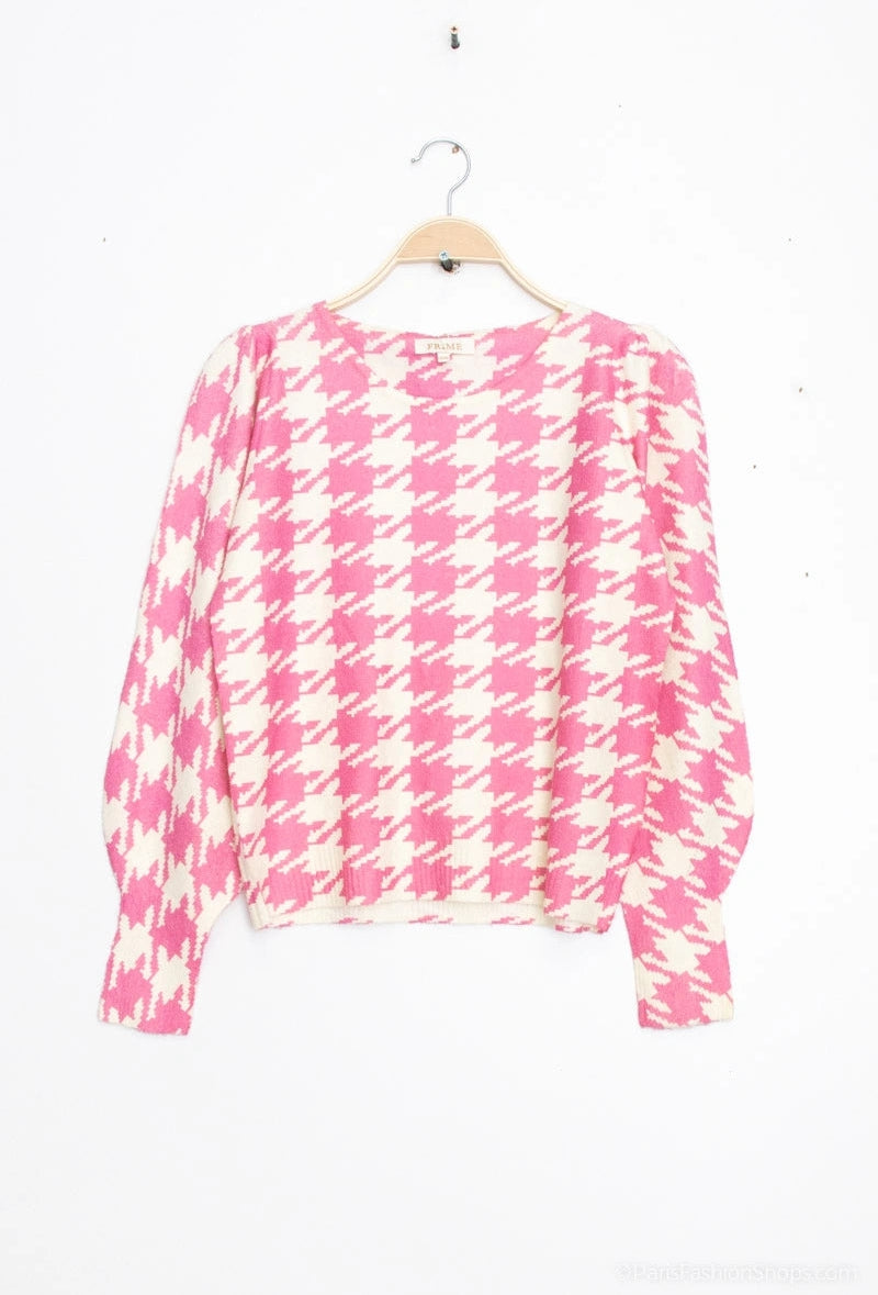 Hahnentrittmuster | Pullover