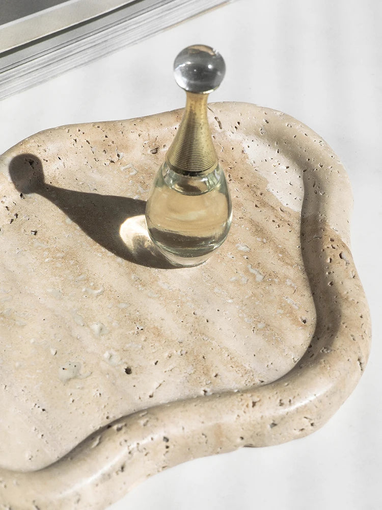 Beautiful dish/tray in Travertine