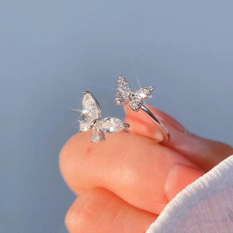 Schmetterlingszirkon | 925er Sterlingsilber