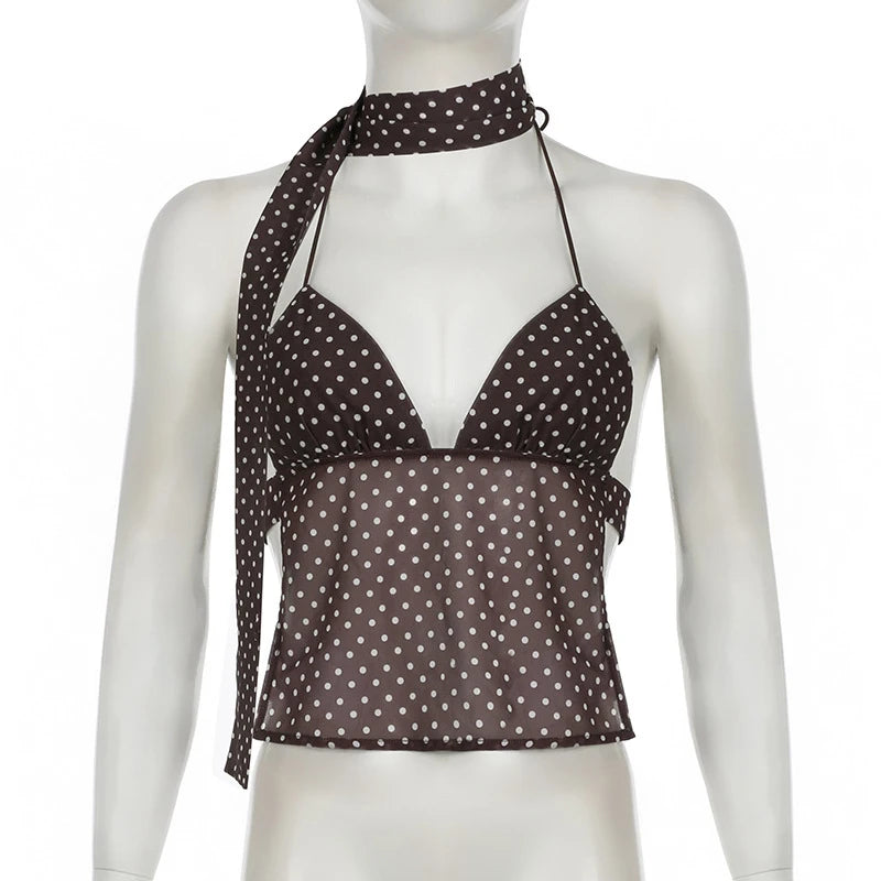 Crop Top - Polkadots