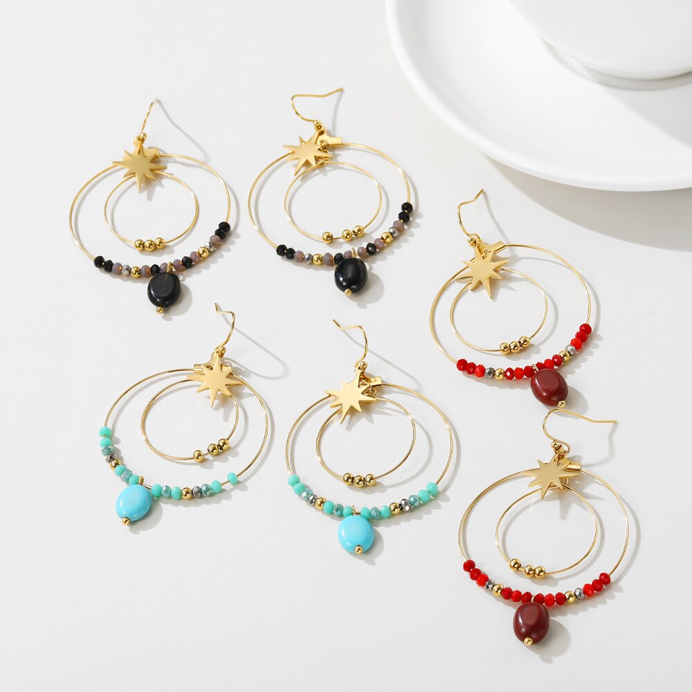 Earrings - 18k gold plating